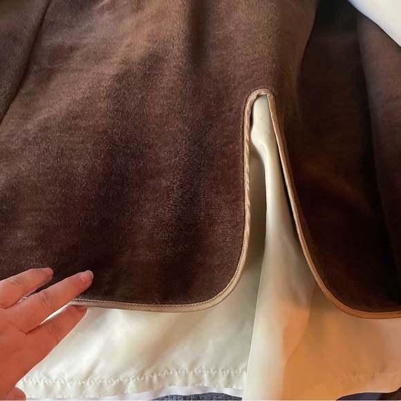 Forecaster of Boston Vintage Faux Fur Lined Long Cream Coat Women's Plus Size 16 - Picture 8 of 13